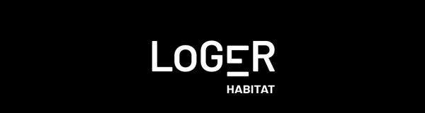Logo sur fond noir